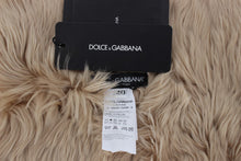 Load image into Gallery viewer, Dolce &amp; Gabbana Beige Alpaca Collar Scarf
