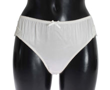 Load image into Gallery viewer, Dolce &amp; Gabbana Elegant White Silk Blend Underwear
