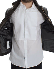 Load image into Gallery viewer, Dolce &amp; Gabbana Brown Lambskin Leather Zipper Jacket
