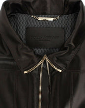 Load image into Gallery viewer, Dolce &amp; Gabbana Brown Lambskin Leather Zipper Jacket
