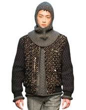 Load image into Gallery viewer, Dolce &amp; Gabbana Black Sequined Goatskin Jacket
