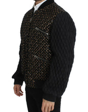 Load image into Gallery viewer, Dolce &amp; Gabbana Black Sequined Goatskin Jacket

