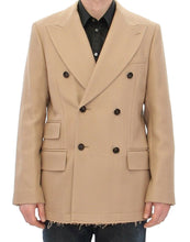 Load image into Gallery viewer, Dolce &amp; Gabbana Beige Double Breasted Coat Jacket
