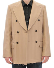 Load image into Gallery viewer, Dolce &amp; Gabbana Beige Double Breasted Coat Jacket
