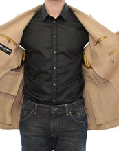 Load image into Gallery viewer, Dolce &amp; Gabbana Beige Double Breasted Coat Jacket
