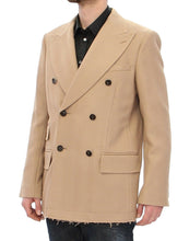 Load image into Gallery viewer, Dolce &amp; Gabbana Beige Double Breasted Coat Jacket
