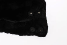 Load image into Gallery viewer, Dolce &amp; Gabbana Chic Black Weasel Fur Hooded Scarf Wrap
