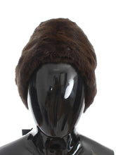 Load image into Gallery viewer, Dolce &amp; Gabbana Brown Weasel Fur Womens Cashmere Hat Beanie
