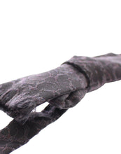 Load image into Gallery viewer, Dolce &amp; Gabbana Gray Black Wool Bow Tie
