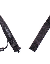 Load image into Gallery viewer, Dolce &amp; Gabbana Gray Black Wool Bow Tie
