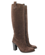 Load image into Gallery viewer, Gucci Brown Leather Suede Tall Knee Boots
