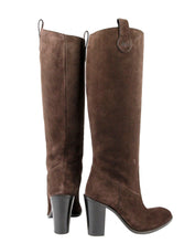 Load image into Gallery viewer, Gucci Brown Leather Suede Tall Knee Boots
