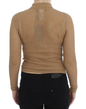 Load image into Gallery viewer, Dolce &amp; Gabbana Beige Knitted Cotton Polo Cardigan Sweater
