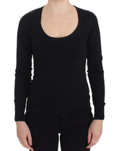 Load image into Gallery viewer, Dolce &amp; Gabbana Black Cashmere Crewneck Sweater Pullover
