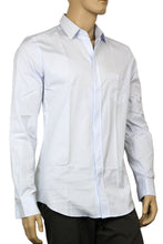 Load image into Gallery viewer, Gucci Gucci Men&#39;s Horsebit Classic Light Blue Cotton Button-Down Dress Shirt
