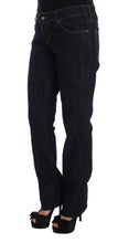 Load image into Gallery viewer, Cavalli Chic Blue Straight Fit Designer Jeans
