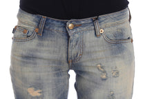 Load image into Gallery viewer, Cavalli Elegant Slim Bootcut Blue Jeans
