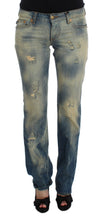 Load image into Gallery viewer, Cavalli Elegant Slim Bootcut Blue Jeans
