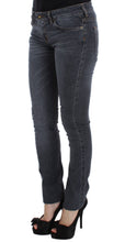 Load image into Gallery viewer, Cavalli Slim Fit Green Diamond Blue Wash Jeans

