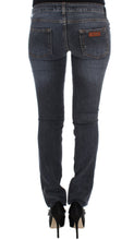 Load image into Gallery viewer, Cavalli Slim Fit Green Diamond Blue Wash Jeans
