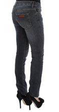 Load image into Gallery viewer, Cavalli Slim Fit Green Diamond Blue Wash Jeans
