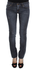 Load image into Gallery viewer, Cavalli Slim Fit Green Diamond Blue Wash Jeans
