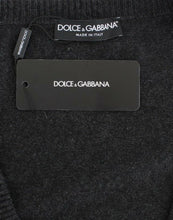 Load image into Gallery viewer, Dolce &amp; Gabbana Gray Cashmere Sweater Pullover Wrap
