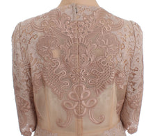 Load image into Gallery viewer, Dolce &amp; Gabbana Elegant Pink Lace Embroidered Shift Dress
