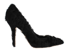 Load image into Gallery viewer, Dolce &amp; Gabbana Elegant Pumps in Luxe Xiangao Fur Leather
