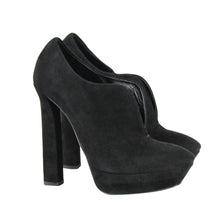 Load image into Gallery viewer, Bottega Veneta Black Suede Platform Boot Black
