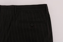Load image into Gallery viewer, Dolce &amp; Gabbana Elegant Brown Striped Dress Trousers
