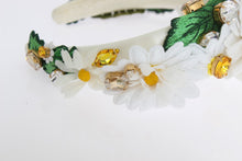 Load image into Gallery viewer, Dolce &amp; Gabbana Sunflower Crystal Luxury Headband
