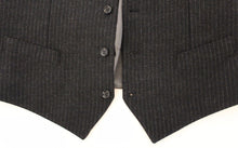 Load image into Gallery viewer, Dolce &amp; Gabbana Gray Striped Wool Dress Vest Gilet
