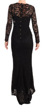 Load image into Gallery viewer, Dolce &amp; Gabbana Elegant Laminated Lace Mermaid Dress
