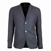 Load image into Gallery viewer, Gucci Men&#39;s Formal Midnight Blue / Grey Wool Jacket 2 Buttons
