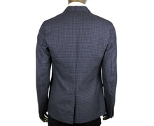 Load image into Gallery viewer, Gucci Men&#39;s Formal Midnight Blue / Grey Wool Jacket 2 Buttons
