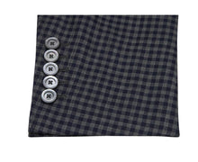 Load image into Gallery viewer, Gucci Men&#39;s Formal Midnight Blue / Grey Wool Jacket 2 Buttons
