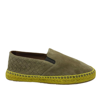 Load image into Gallery viewer, Bottega Veneta Men&#39;s Tan Suede Woven Slip On Shoe
