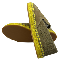 Load image into Gallery viewer, Bottega Veneta Men&#39;s Tan Suede Woven Slip On Shoe
