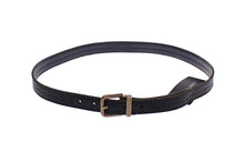 Load image into Gallery viewer, Dolce &amp; Gabbana Elegant Blue Leather-Cotton Blend Men&#39;s Belt
