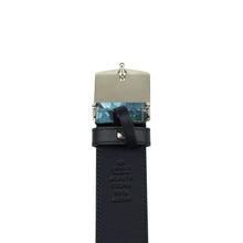 Load image into Gallery viewer, Gucci Gucci Unisex Silver Buckle Blue GG Supreme Coated Canvas Belt
