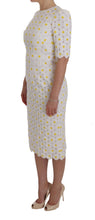 Load image into Gallery viewer, Dolce &amp; Gabbana Sunflower Ricamo Sheath Dress
