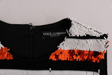 Load image into Gallery viewer, Dolce &amp; Gabbana Sleeveless Striped Sheath Dress
