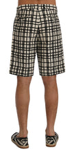 Load image into Gallery viewer, Dolce &amp; Gabbana Elegant Striped Cotton-Linen Shorts
