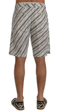 Load image into Gallery viewer, Dolce &amp; Gabbana Elegant Striped Cotton-Linen Shorts
