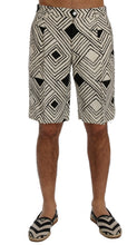 Load image into Gallery viewer, Dolce &amp; Gabbana White Black Striped Casual Shorts
