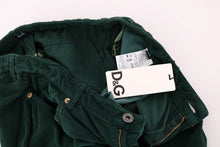 Load image into Gallery viewer, Dolce &amp; Gabbana Elegant Green Cotton Blend Trousers
