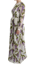 Load image into Gallery viewer, Dolce &amp; Gabbana Elegant Maxi A-line Long Sleeve Dress
