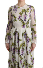 Load image into Gallery viewer, Dolce &amp; Gabbana Elegant Maxi A-line Long Sleeve Dress
