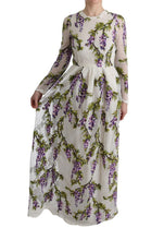 Load image into Gallery viewer, Dolce &amp; Gabbana Elegant Maxi A-line Long Sleeve Dress
